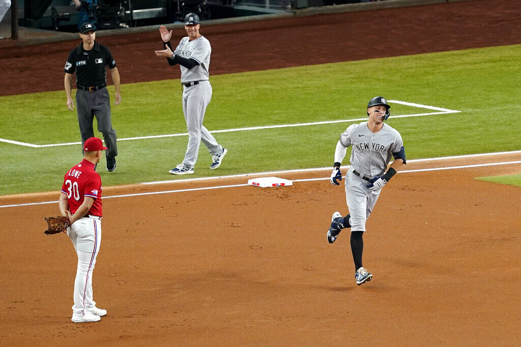Yankees Rangers Baseball